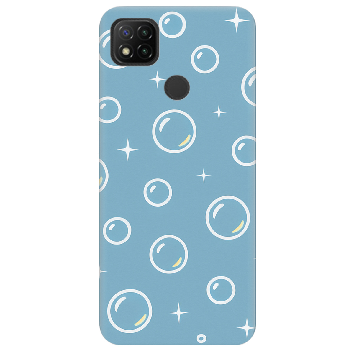 Чехол для Xiaomi Redmi 10A Бульбашки - фото 1 - Чехлы для телефонов