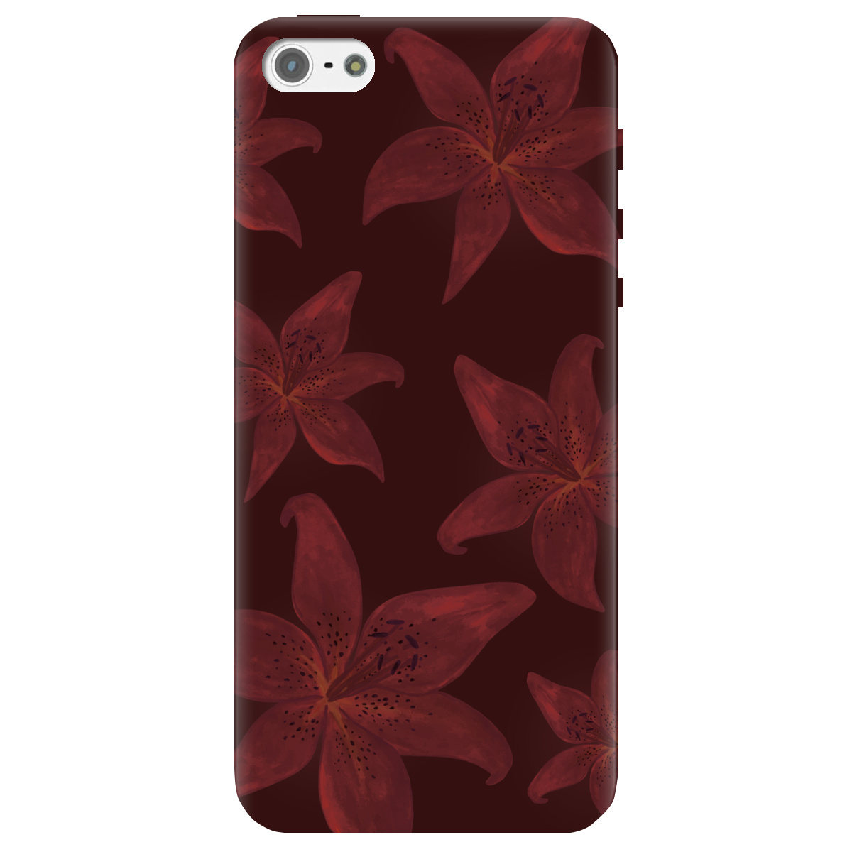 Чохол для Apple iPhone 5/5S Шепіт лілій - фото 1 - Чохли для телефонів