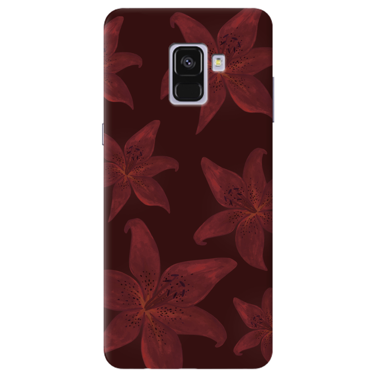 Чохол для Samsung Galaxy A8 Plus 2018 Шепіт лілій - фото 1 - Чохли для телефонів