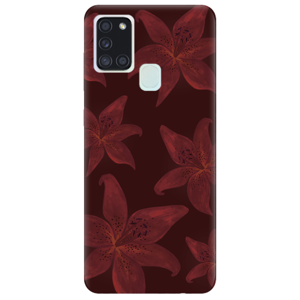 Чохол для Samsung Galaxy A21s Шепіт лілій - фото 1 - Чохли для телефонів
