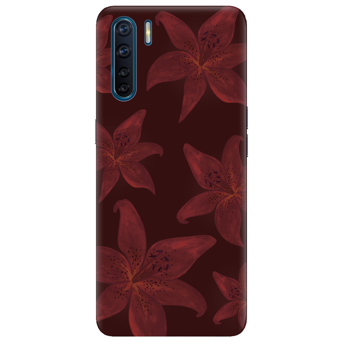 Чехол для Oppo A91 Шепот лилий - фото 1 - Чехлы для телефонов