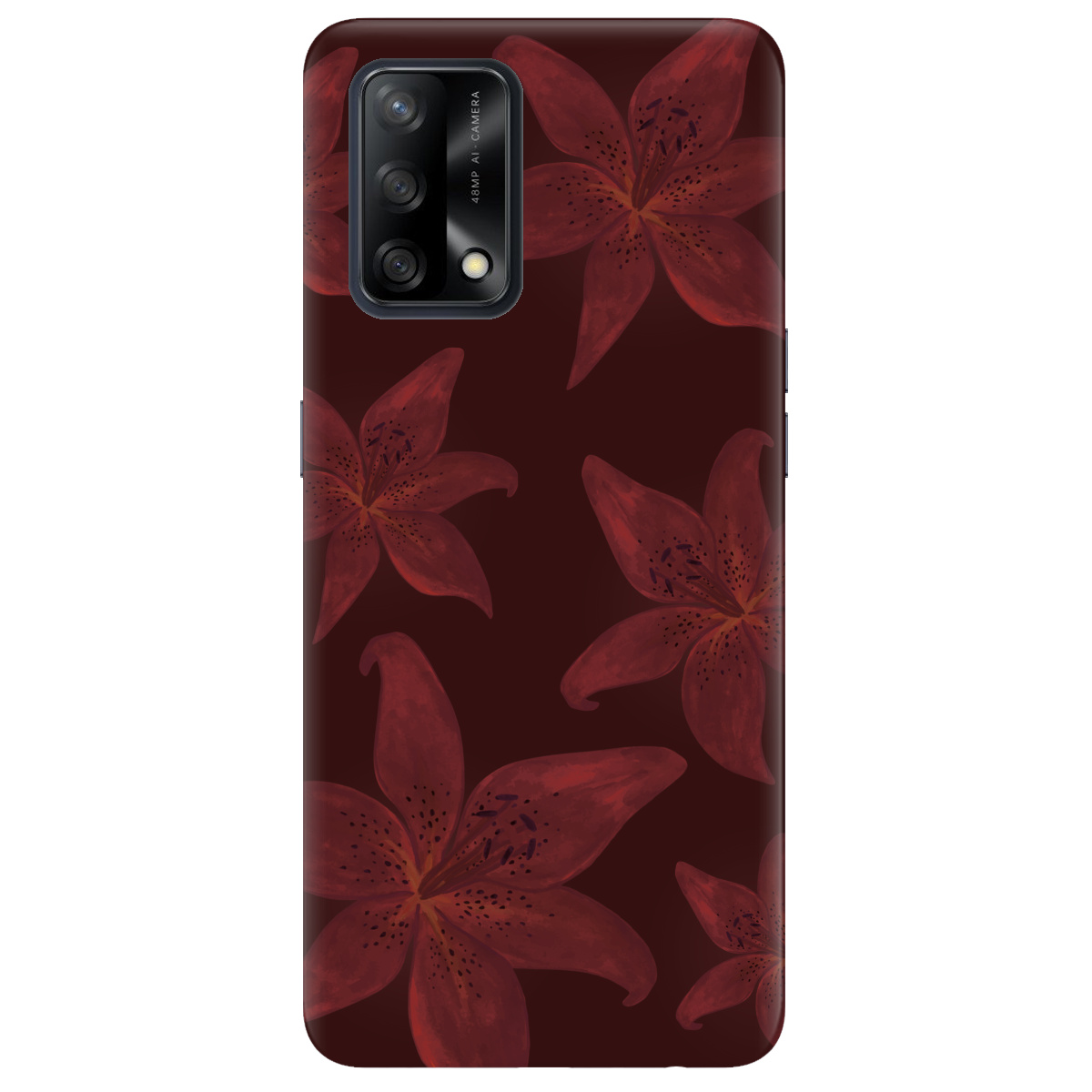 Чехол для Oppo A74 4G Шепот лилий - фото 1 - Чехлы для телефонов