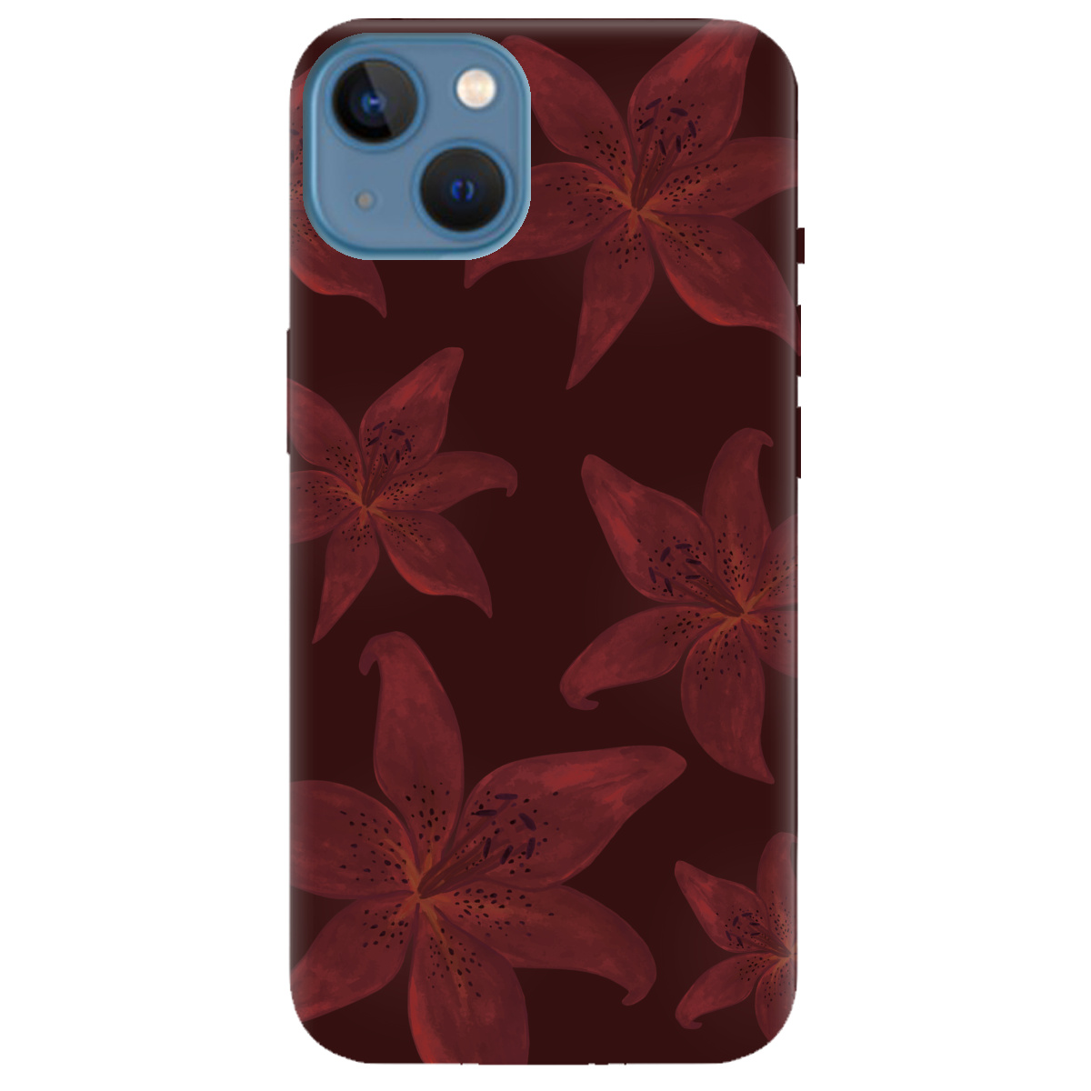 Чехол для Apple iPhone 13 Шепот лилий - фото 1 - Чехлы для телефонов