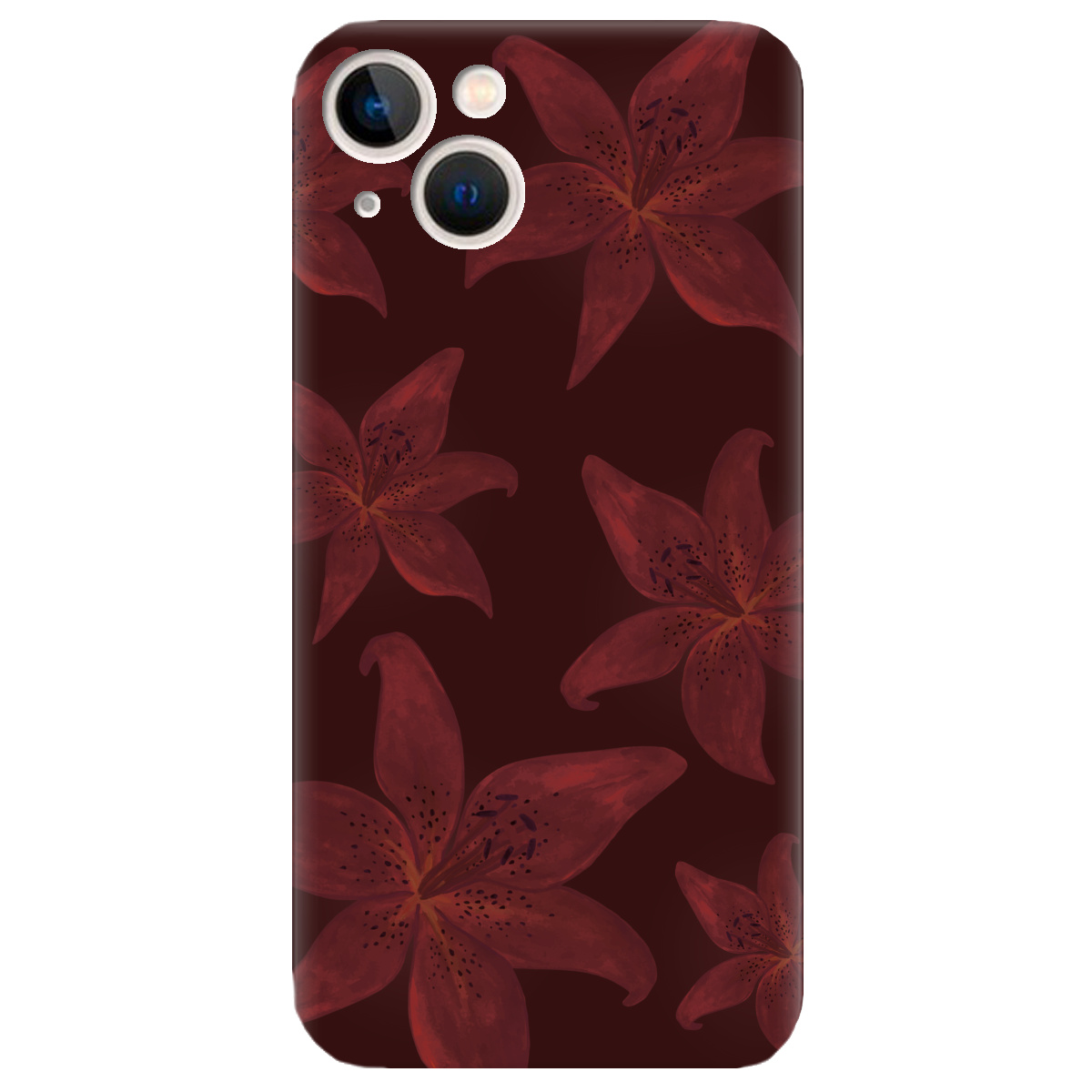 Чехол для Apple iPhone 13 Mini Шепот лилий - фото 1 - Чехлы для телефонов