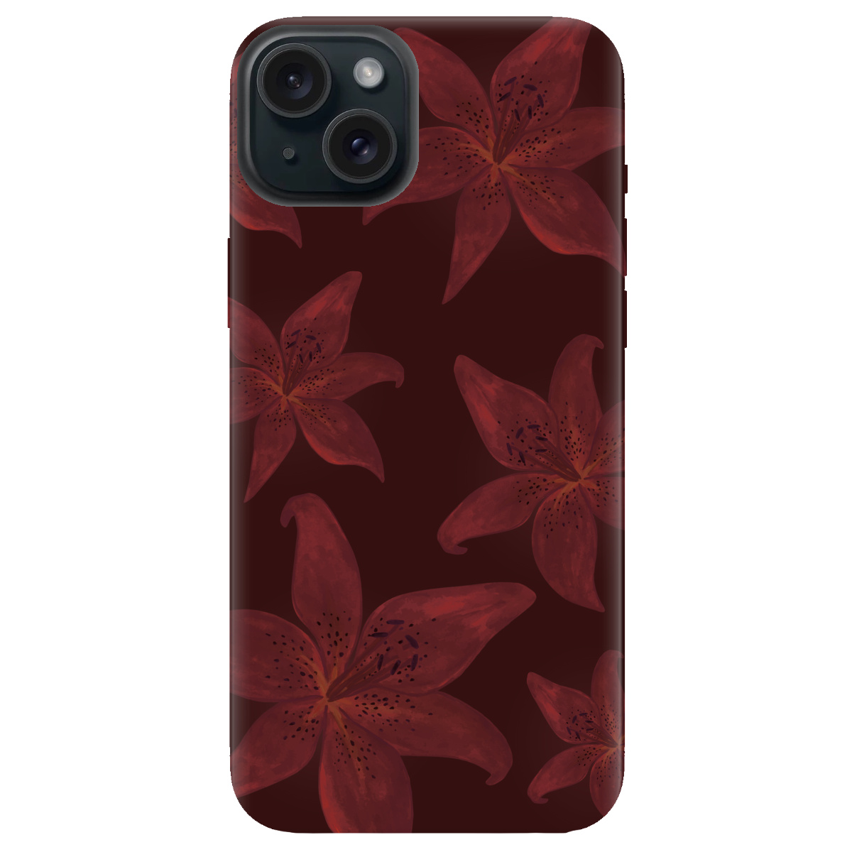 Чохол для Apple iPhone 15 Шепіт лілій - фото 1 - Чохли для телефонів