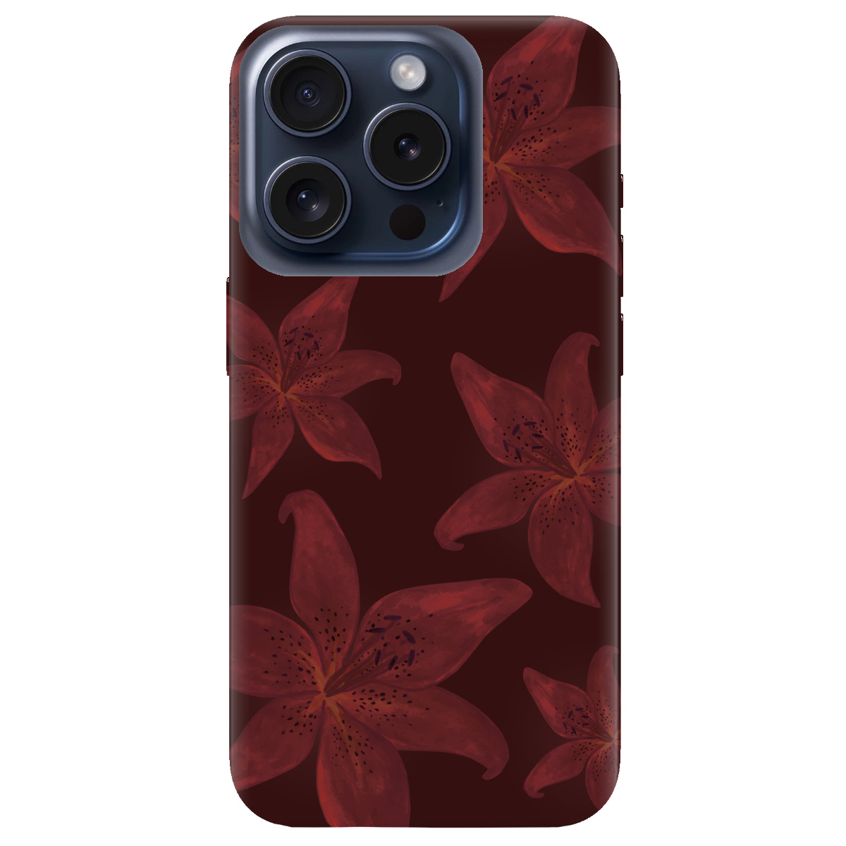 Чохол для Apple iPhone 15 Pro Max Шепіт лілій - фото 1 - Чохли для телефонів