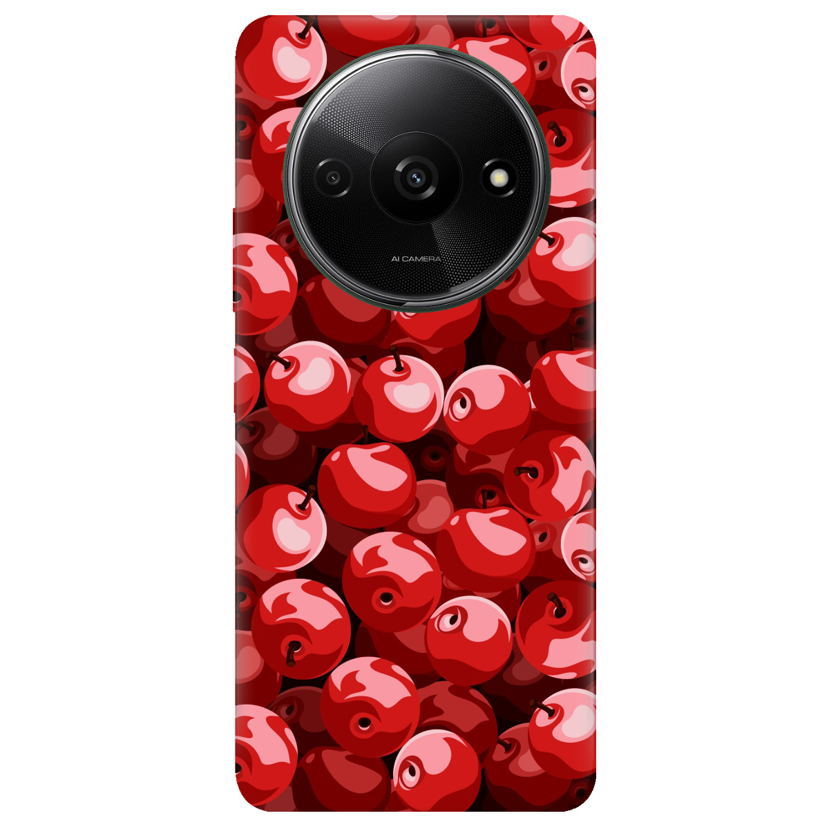 Чехол для Xiaomi Redmi A3 прозрачный Cherry - фото 1 - Чехлы для телефонов