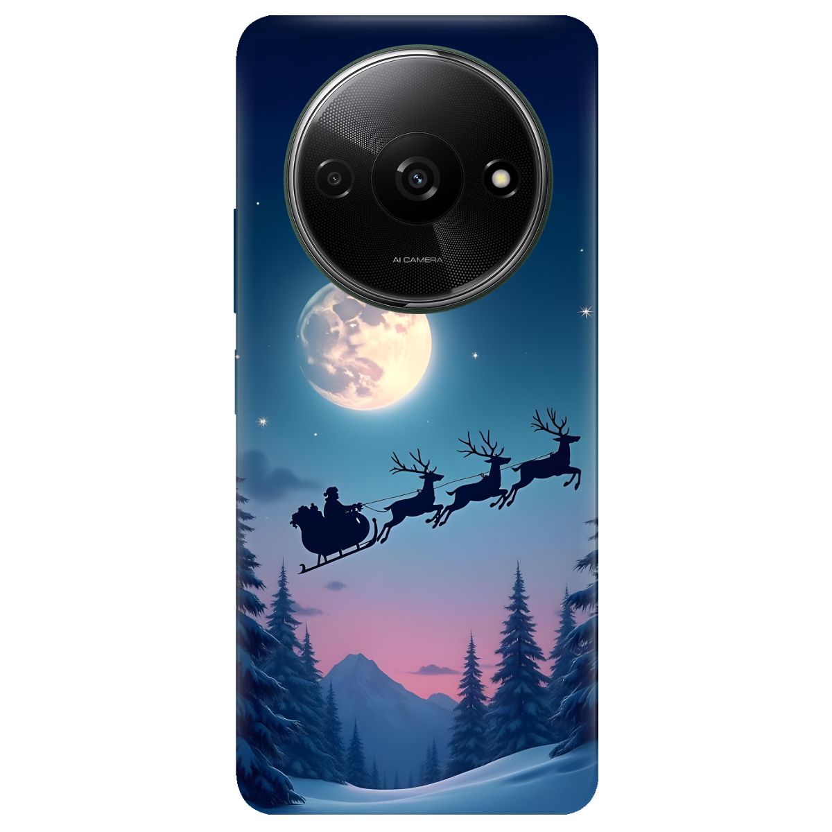 Чохол для Xiaomi Redmi A3 прозорий Magic Moon - фото 1 - Чохли для телефонів