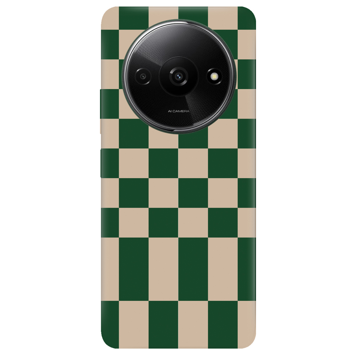 Чехол для Xiaomi Redmi A3 прозрачный Green chess - фото 1 - Чехлы для телефонов