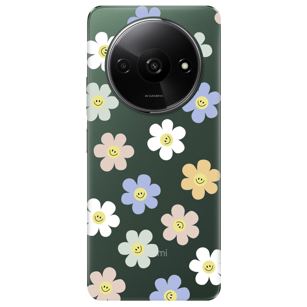 Чохол для Xiaomi Redmi A3 прозорий Pastel Garden - фото 1 Чохол для Xiaomi Redmi A3 прозорий Pastel Garden - фото 1 - Чохли для телефонів