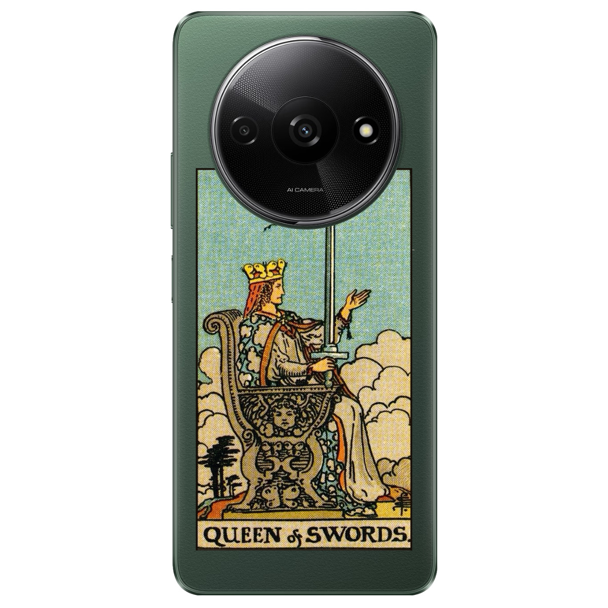 Чохол для Xiaomi Redmi A3 прозорий Queen of Swords - фото 1 - Чохли для телефонів