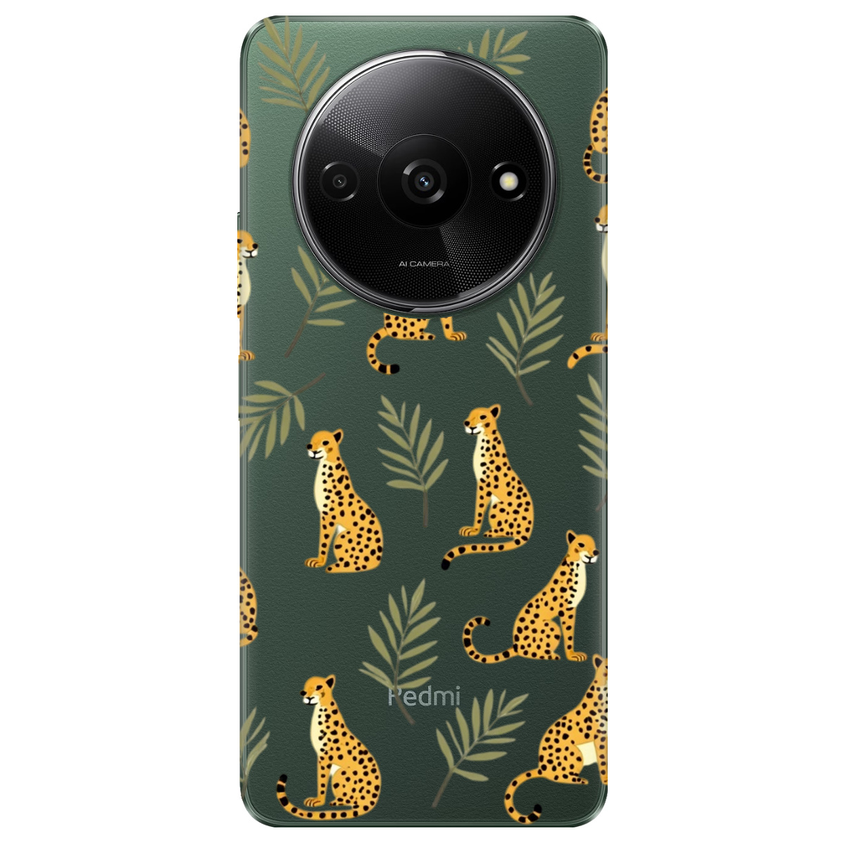 Чехол для Xiaomi Redmi A3 прозрачный Тропічна дикість - фото 1 - Чехлы для телефонов