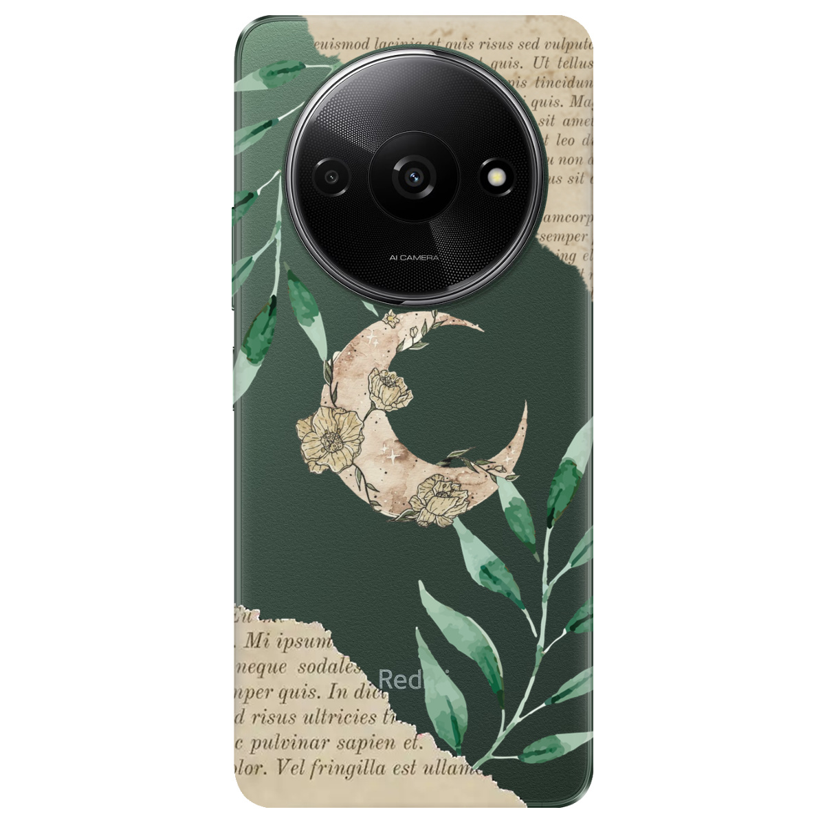 Чехол для Xiaomi Redmi A3 прозрачный Місячні сторінки - фото 1 - Чехлы для телефонов