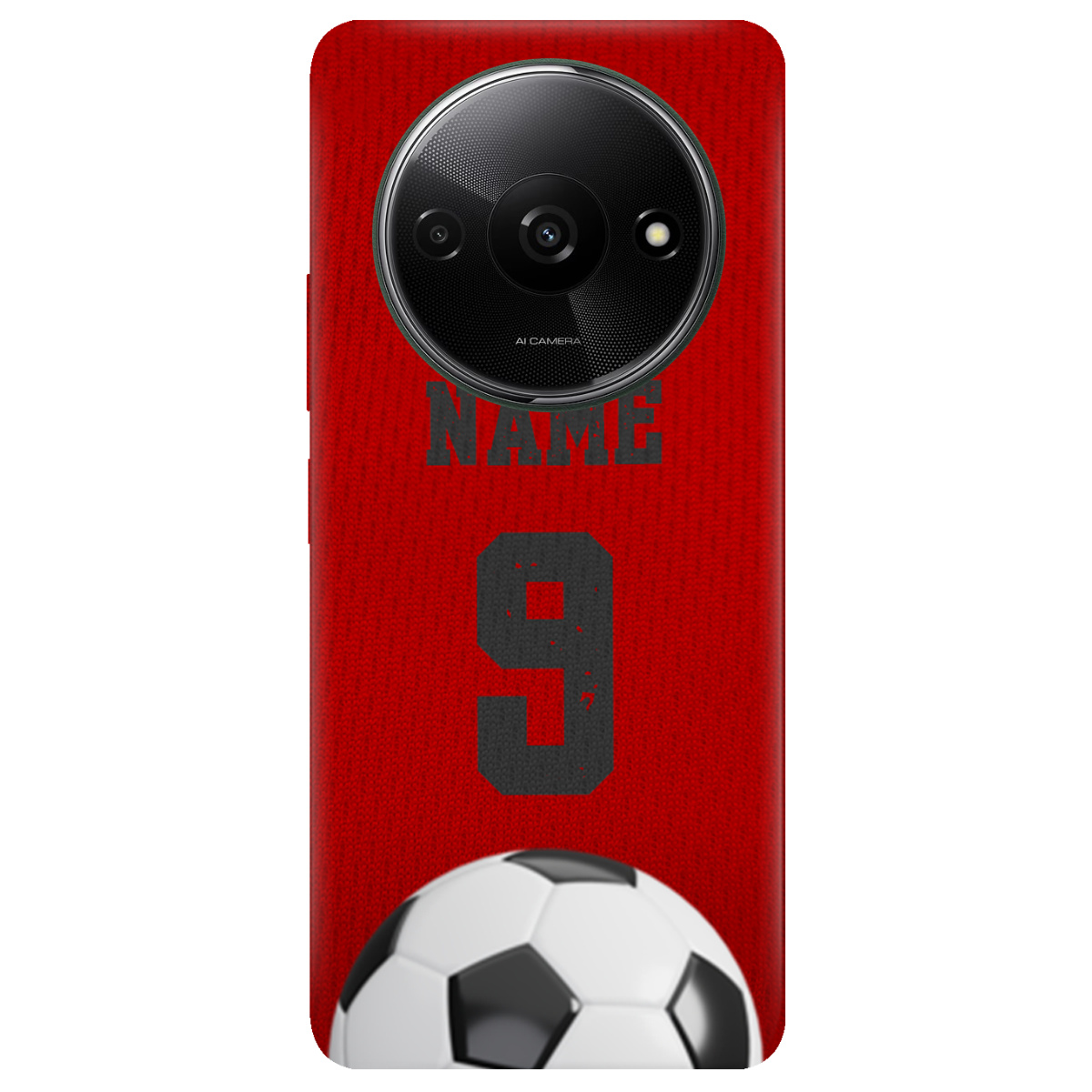 Чехол для Xiaomi Redmi A3 прозрачный З вашим іменем та номером - фото 1 - Чехлы для телефонов