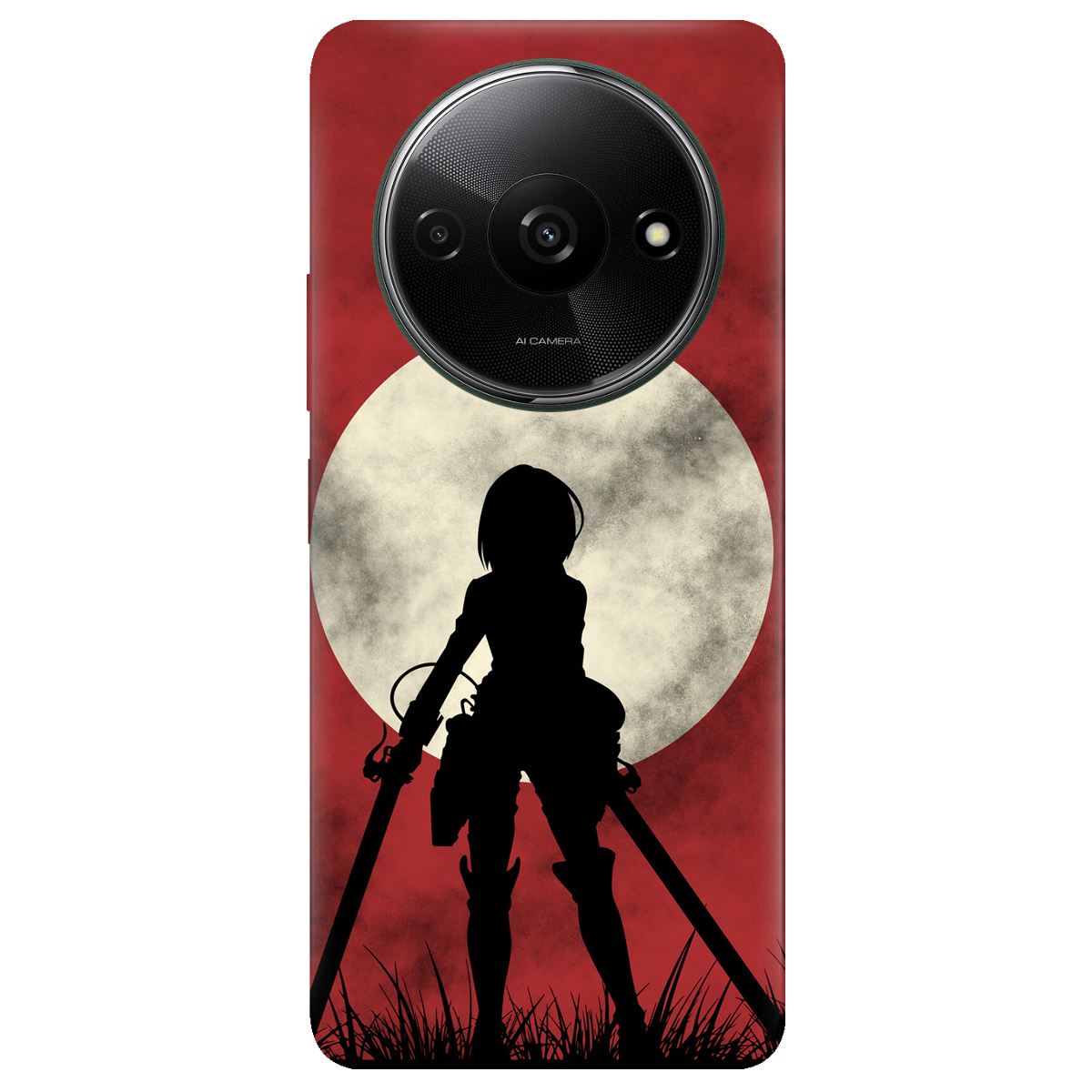 Чехол для Xiaomi Redmi A3 прозрачный Мікаса - фото 1 - Чехлы для телефонов