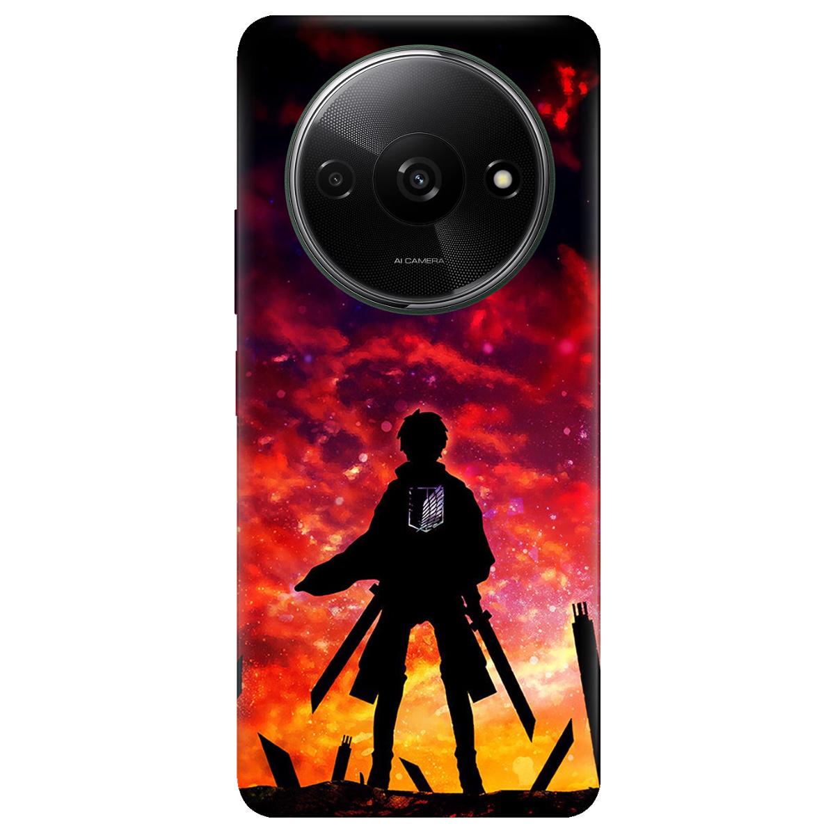 Чохол для Xiaomi Redmi A3 прозорий Захід сонця - фото 1 - Чохли для телефонів