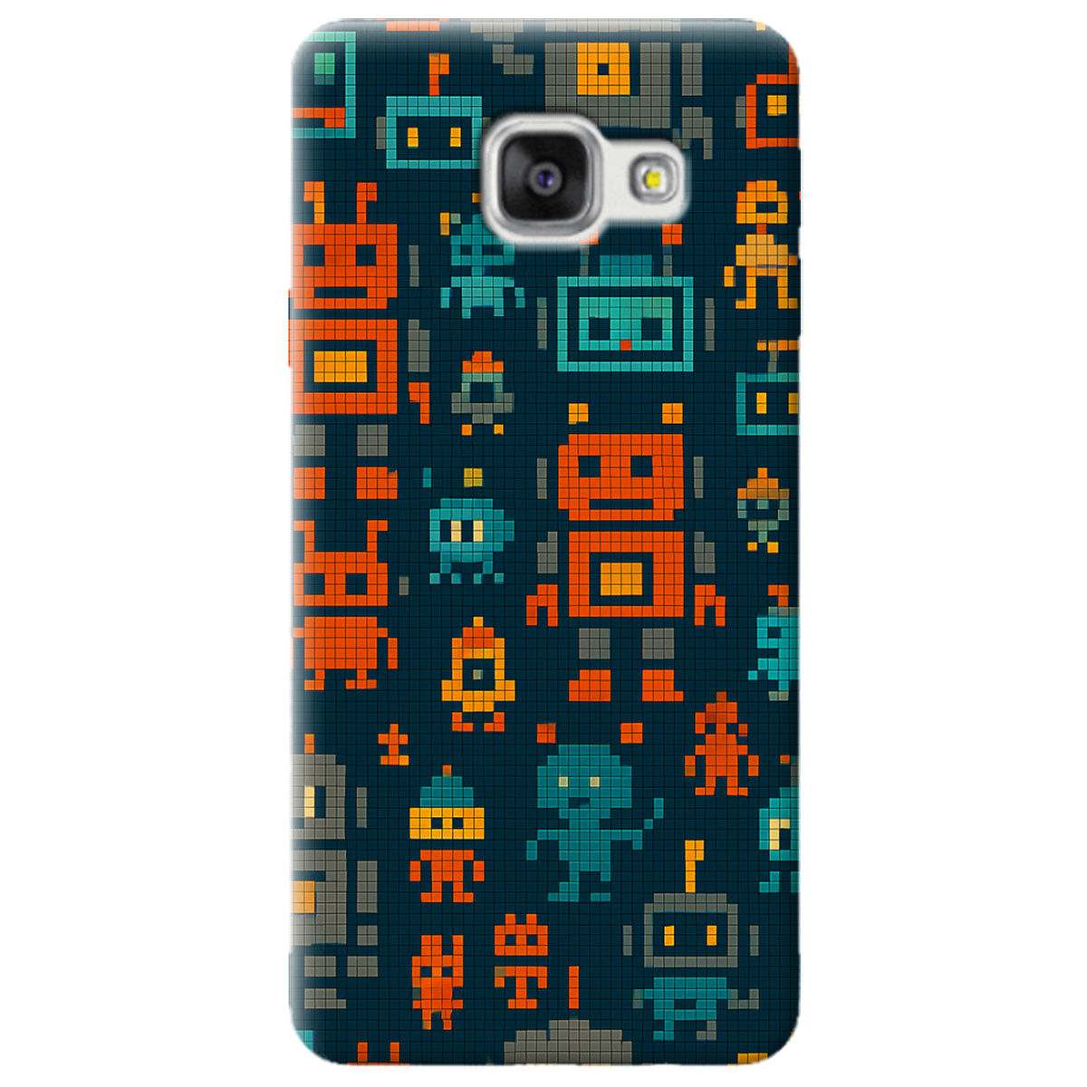 Чехол для Samsung Galaxy A3 2016 Пиксельные работы - фото 1 Чехол для Samsung Galaxy A3 2016 Пиксельные работы - фото 1 - Чехлы для телефонов