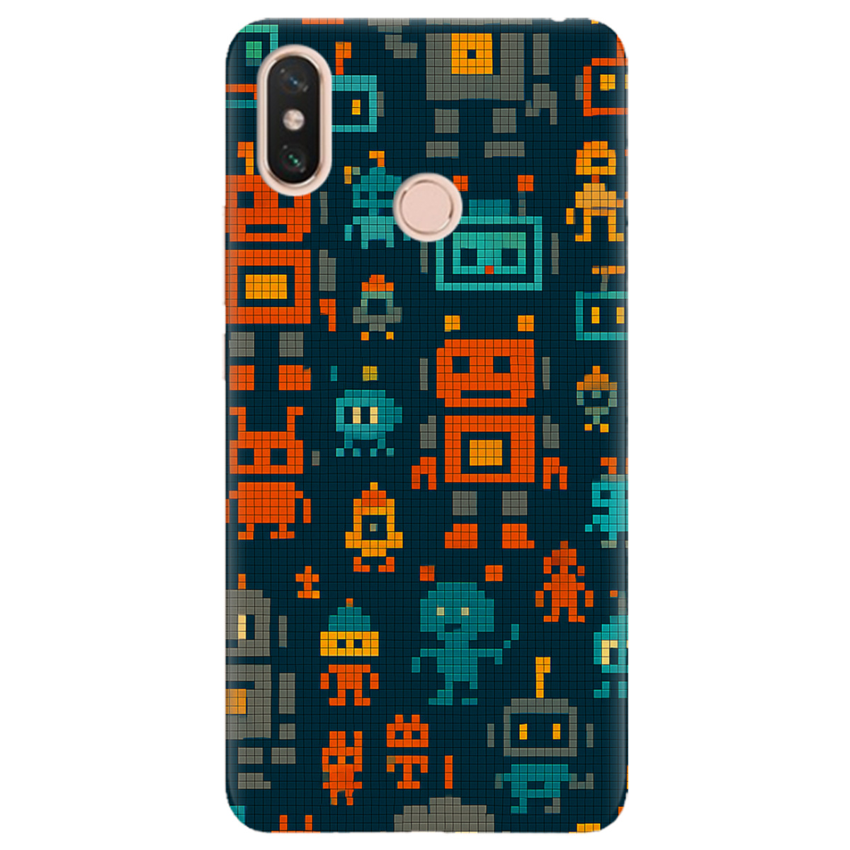 Чехол для Xiaomi Mi Max 3 Пиксельные работы - фото 1 - Чехлы для телефонов