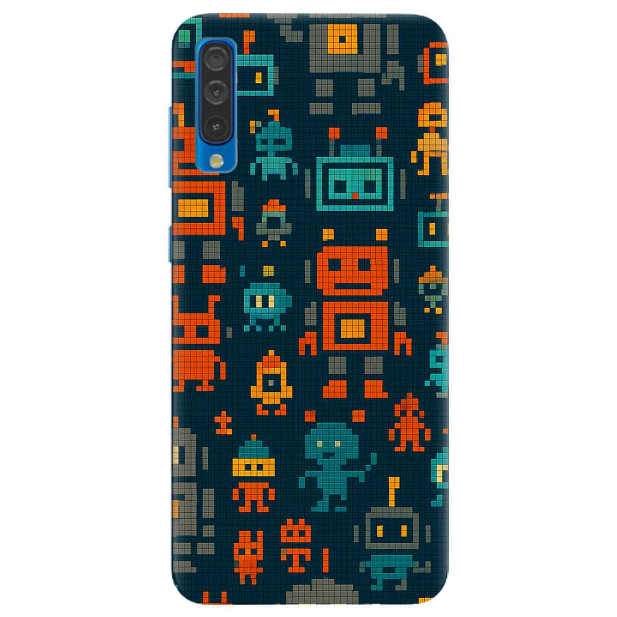 Чехол для Samsung Galaxy A50 Пиксельные работы - фото 1 - Чехлы для телефонов