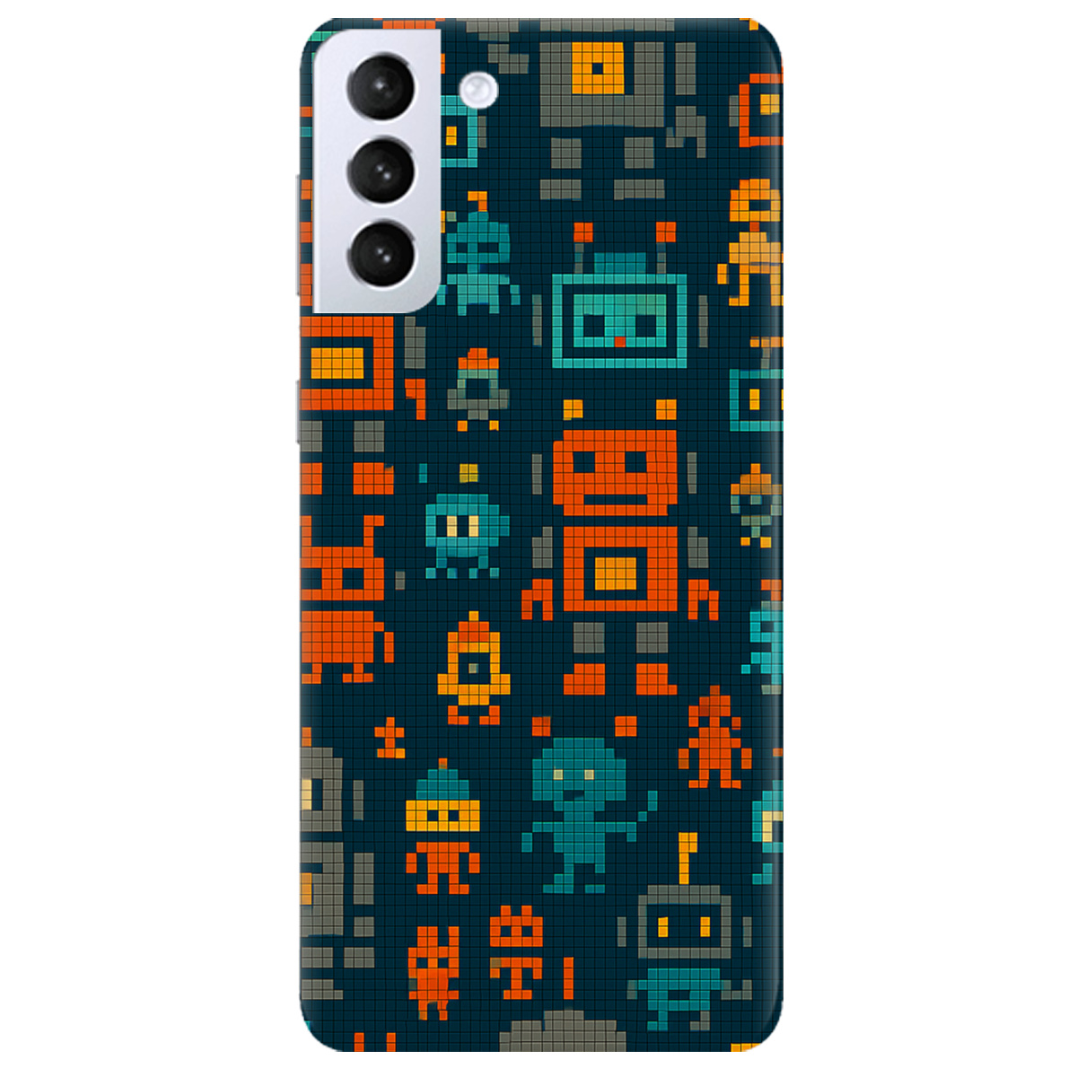 Чехол для Samsung Galaxy S21 Plus Пиксельные работы - фото 1 - Чехлы для телефонов