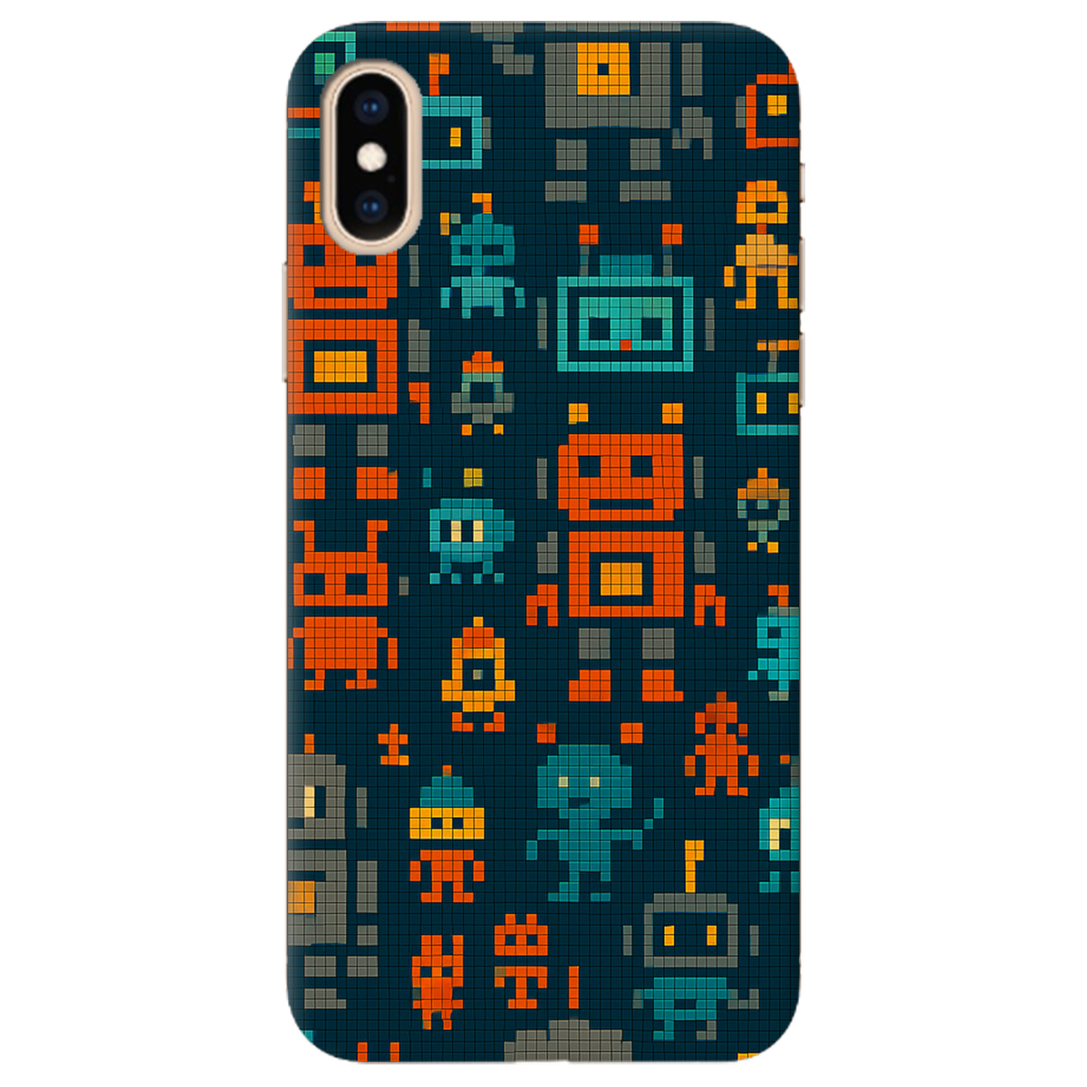 Чехол для Apple iPhone XS Max Пиксельные работы - фото 1 - Чехлы для телефонов