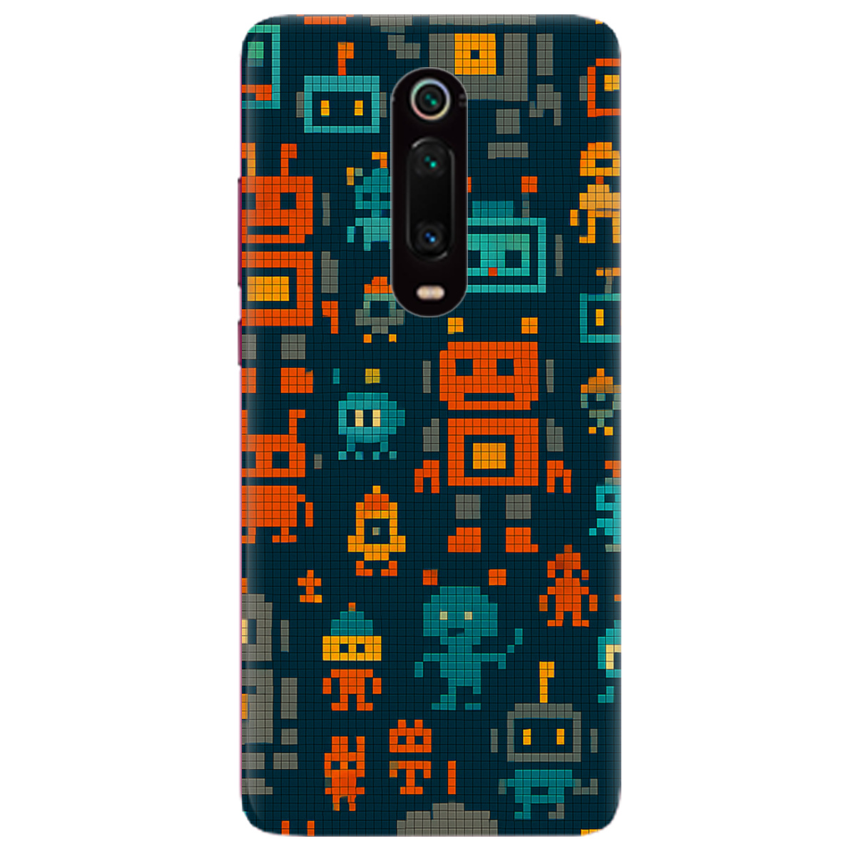 Чехол для Xiaomi Mi 9T Пиксельные работы - фото 1 - Чехлы для телефонов
