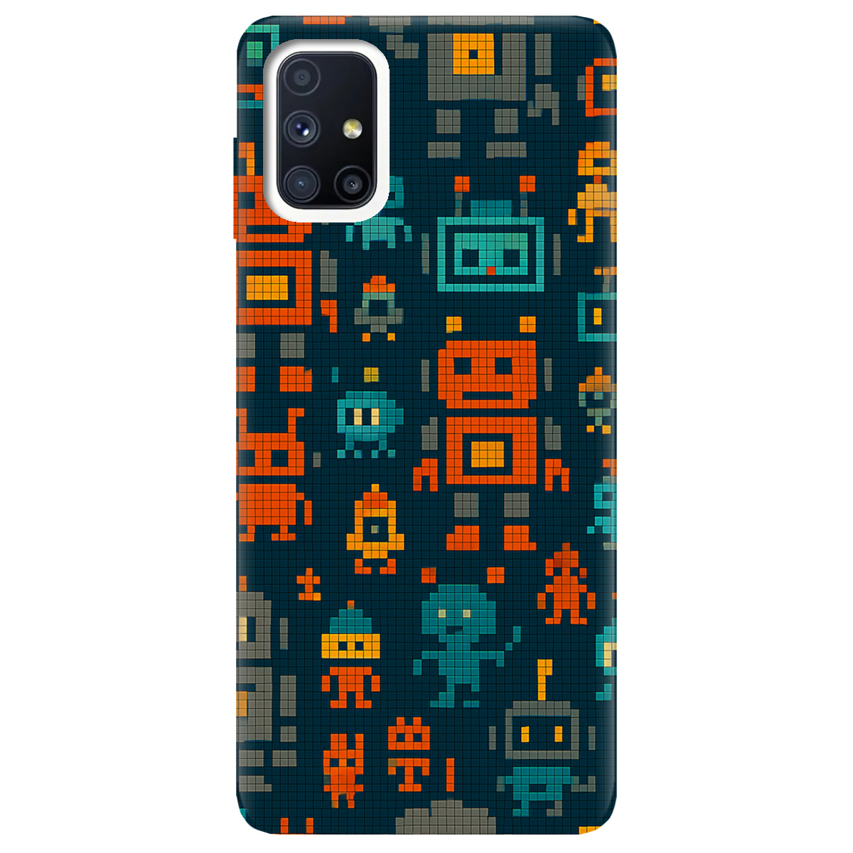 Чехол для Samsung Galaxy M51 Пиксельные работы - фото 1 - Чехлы для телефонов