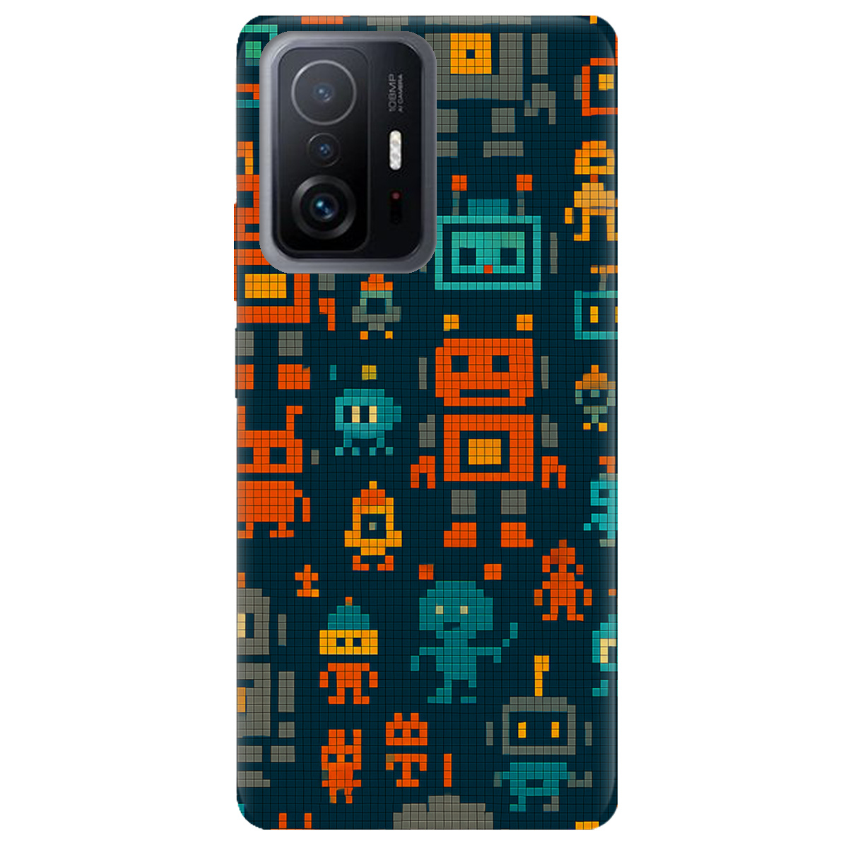 Чехол для Xiaomi 11T Пиксельные работы - фото 1 - Чехлы для телефонов
