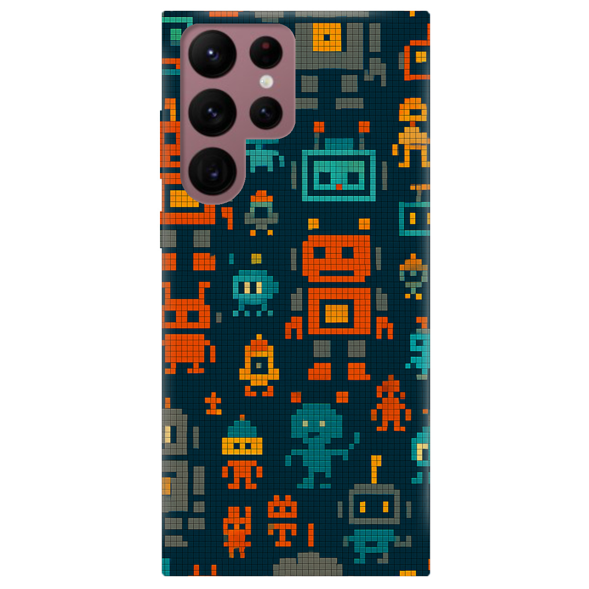 Чехол для Samsung Galaxy S22 Ultra Пиксельные работы - фото 1 - Чехлы для телефонов