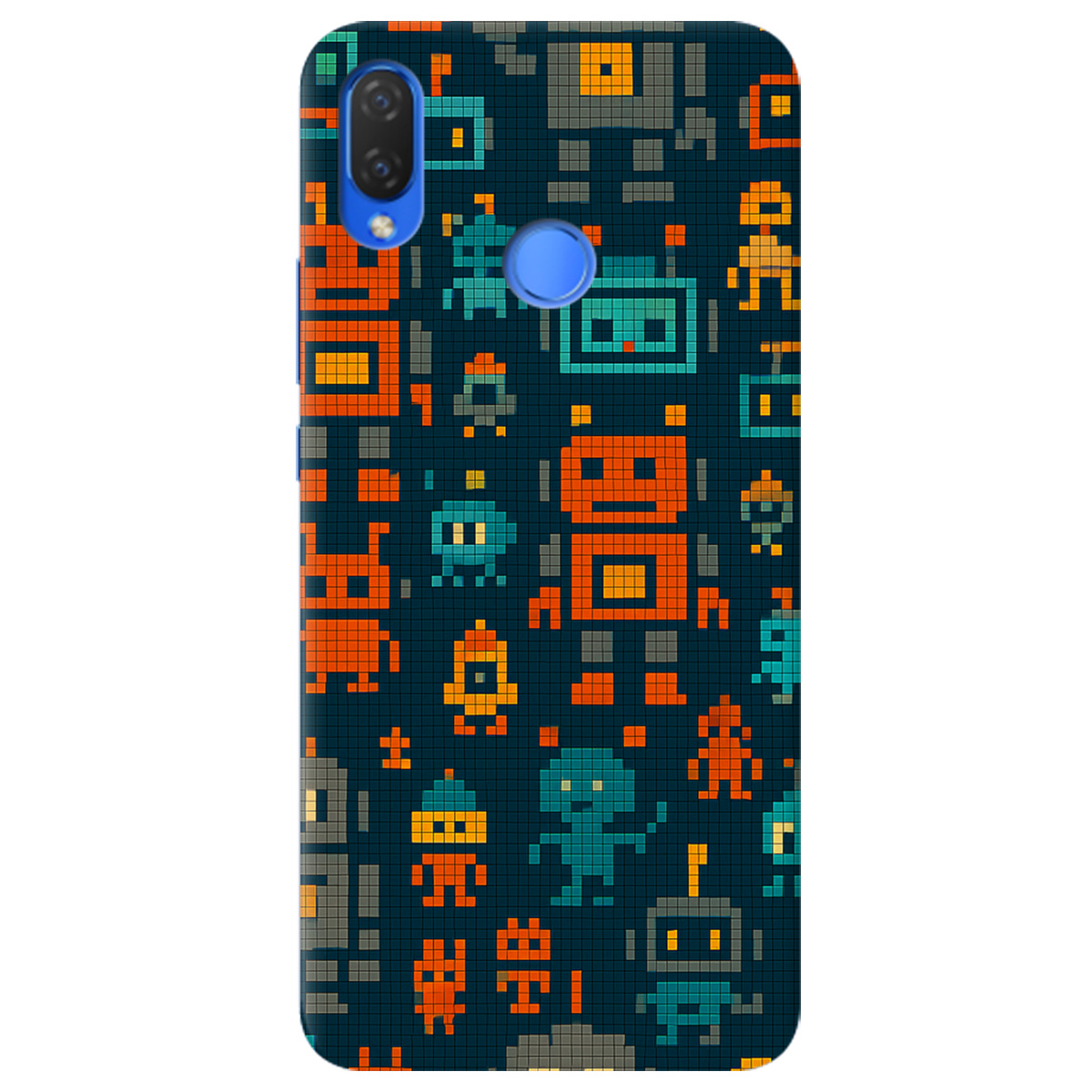 Чехол для Huawei P Smart Plus Пиксельные работы - фото 1 - Чехлы для телефонов