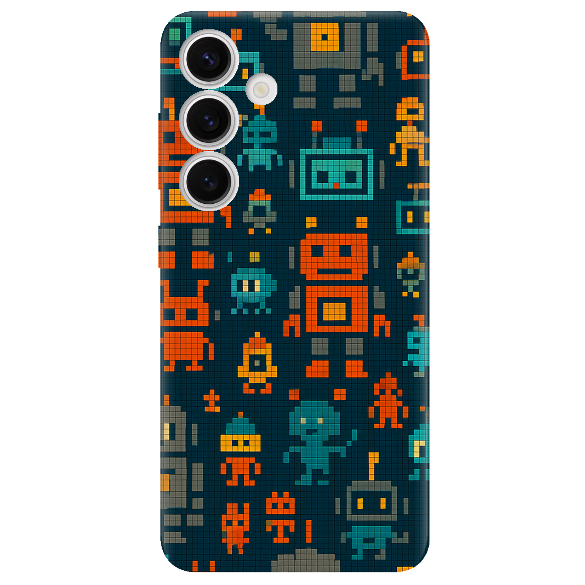 Чехол для Samsung Galaxy S24 Пиксельные работы - фото 1 - Чехлы для телефонов