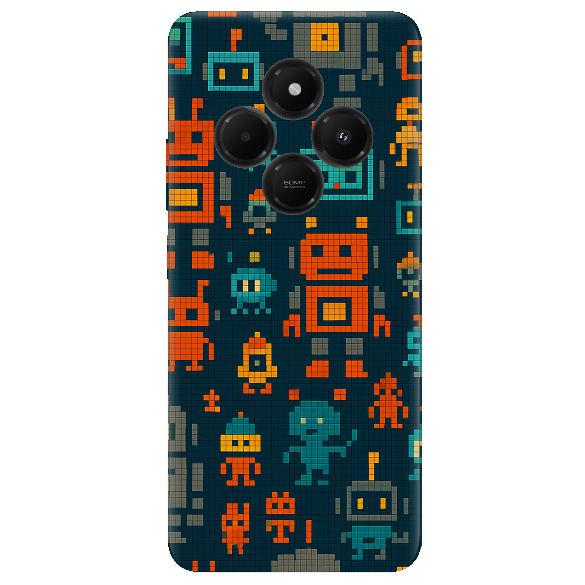 Чехол для Xiaomi Poco C75 Пиксельные работы - фото 1 Чехол для Xiaomi Poco C75 Пиксельные работы - фото 1 - Чехлы для телефонов