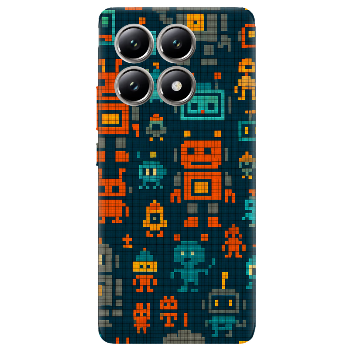 Чохол для Xiaomi 14T Піксельні роботи - фото 1 - Чохли для телефонів