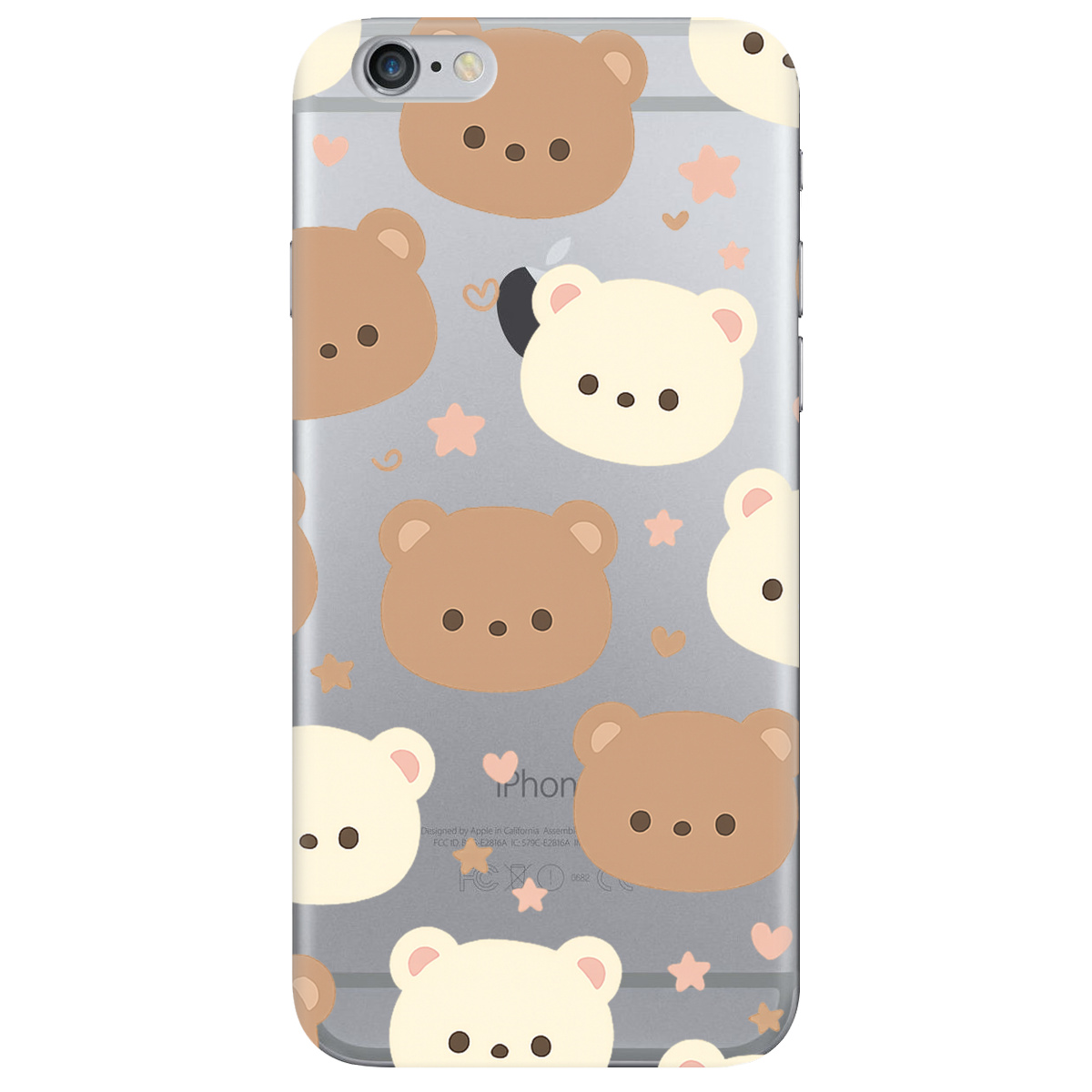 Чохол для Apple iPhone 6 Plus / 6S Plus Плюшеві ведмедики - фото 1 - Чохли для телефонів