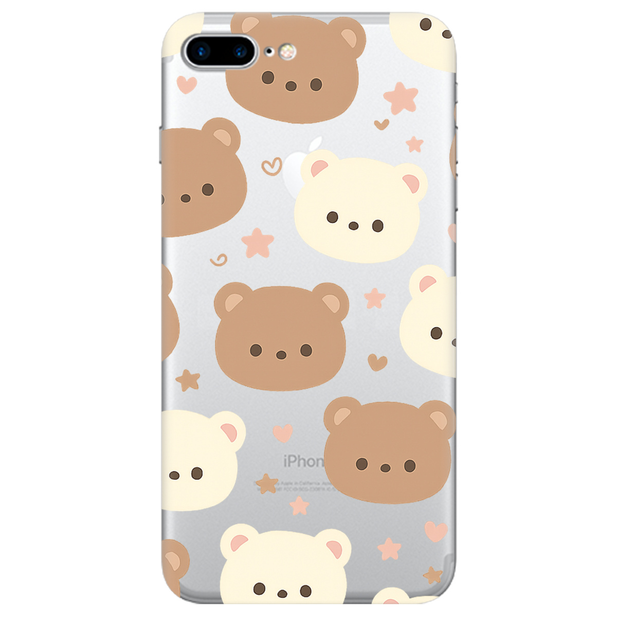 Чехол для Apple iPhone 7 Plus Плюшевые мишки - фото 1 - Чехлы для телефонов