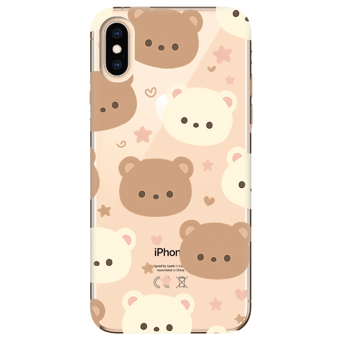 Чехол для Apple iPhone X Плюшевые мишки - фото 1 - Чехлы для телефонов