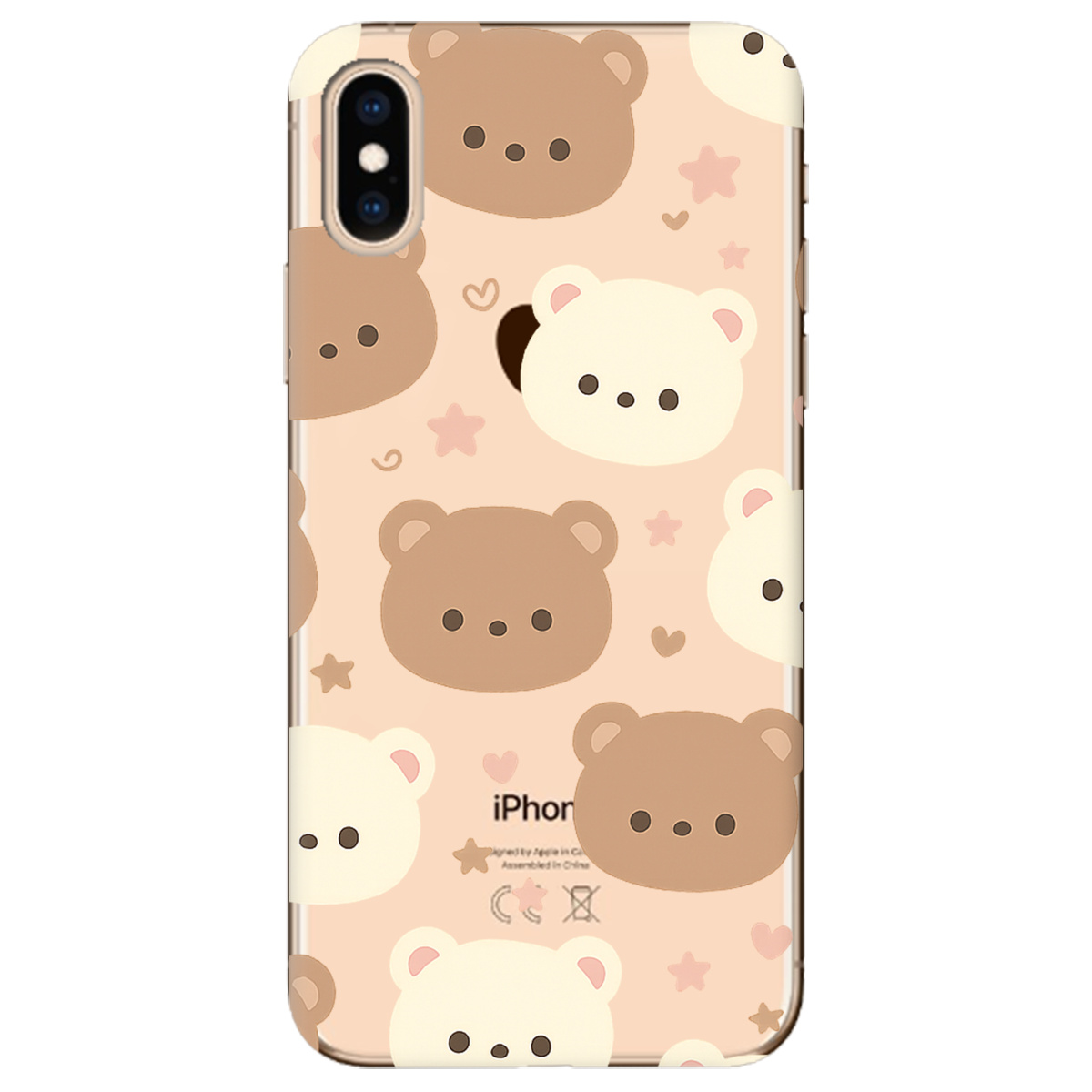 Чохол для Apple iPhone XS Плюшеві ведмедики - фото 1 Чохол для Apple iPhone XS Плюшеві ведмедики - фото 1 - Чохли для телефонів