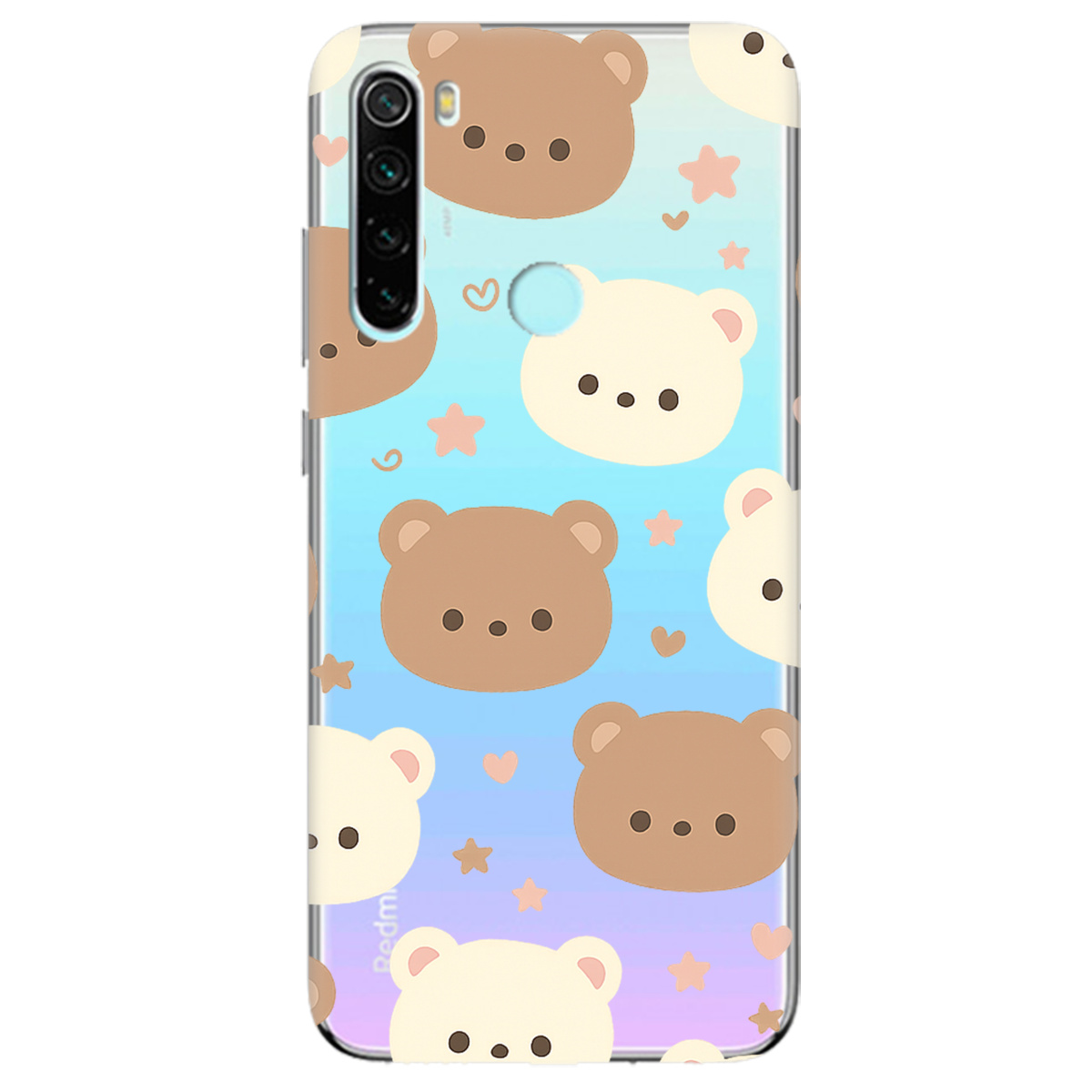 Чохол для Xiaomi Redmi Note 8T Плюшеві ведмедики - фото 1 - Чохли для телефонів