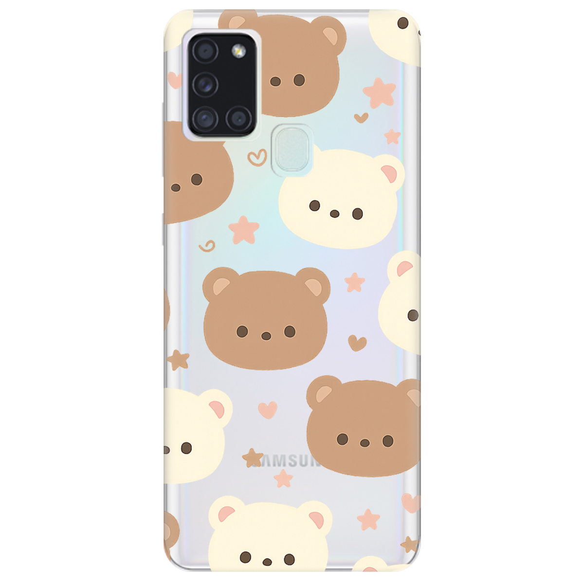 Чохол для Samsung Galaxy A21s Плюшеві ведмедики - фото 1 - Чохли для телефонів