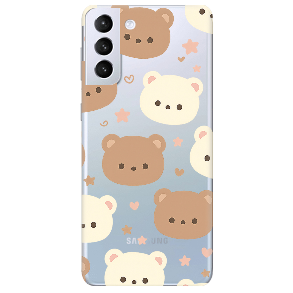 Чехол для Samsung Galaxy S21 Плюшевые мишки - фото 1 - Чехлы для телефонов
