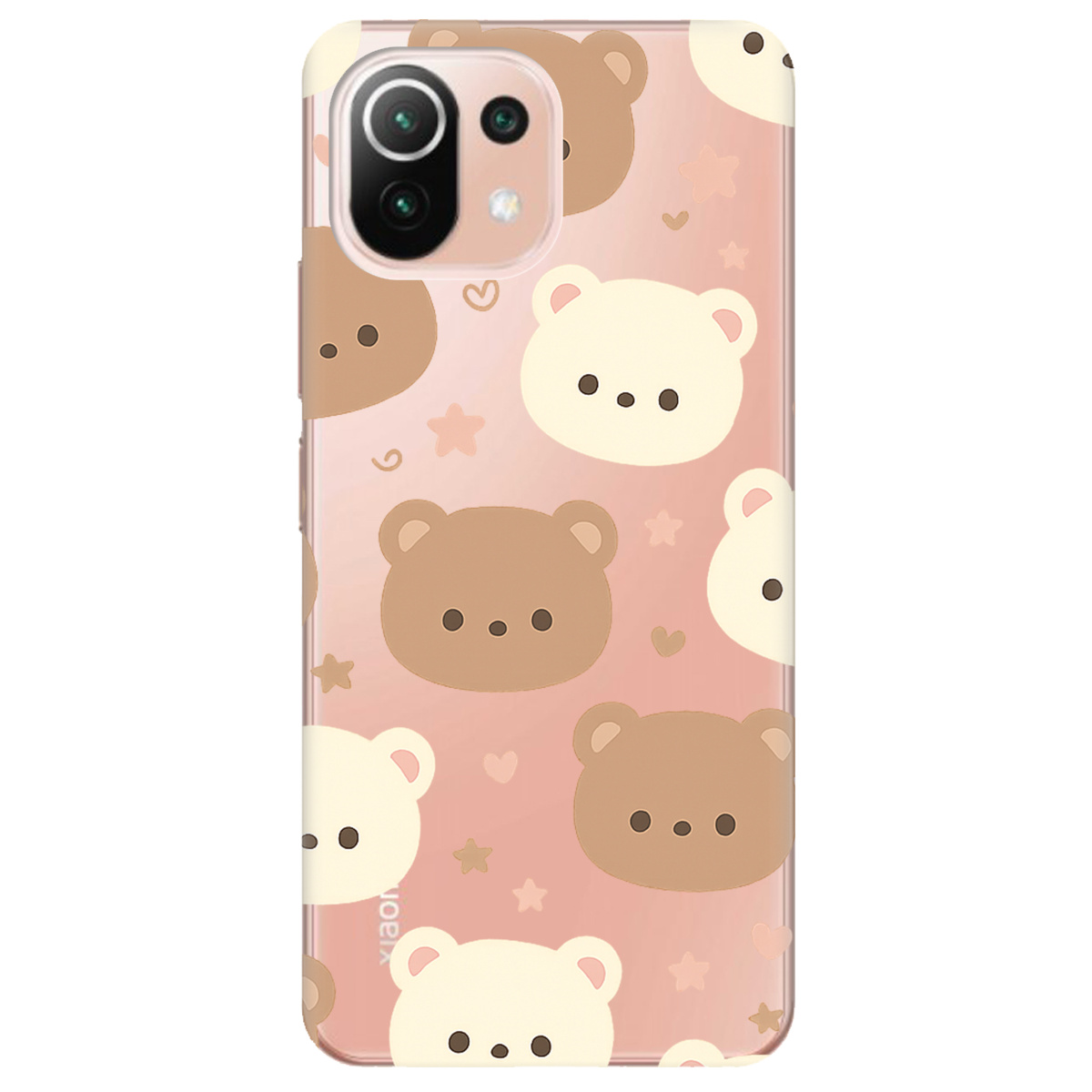 Чохол для Xiaomi Mi 11 lite Плюшеві ведмедики - фото 1 Чохол для Xiaomi Mi 11 lite Плюшеві ведмедики - фото 1 - Чохли для телефонів