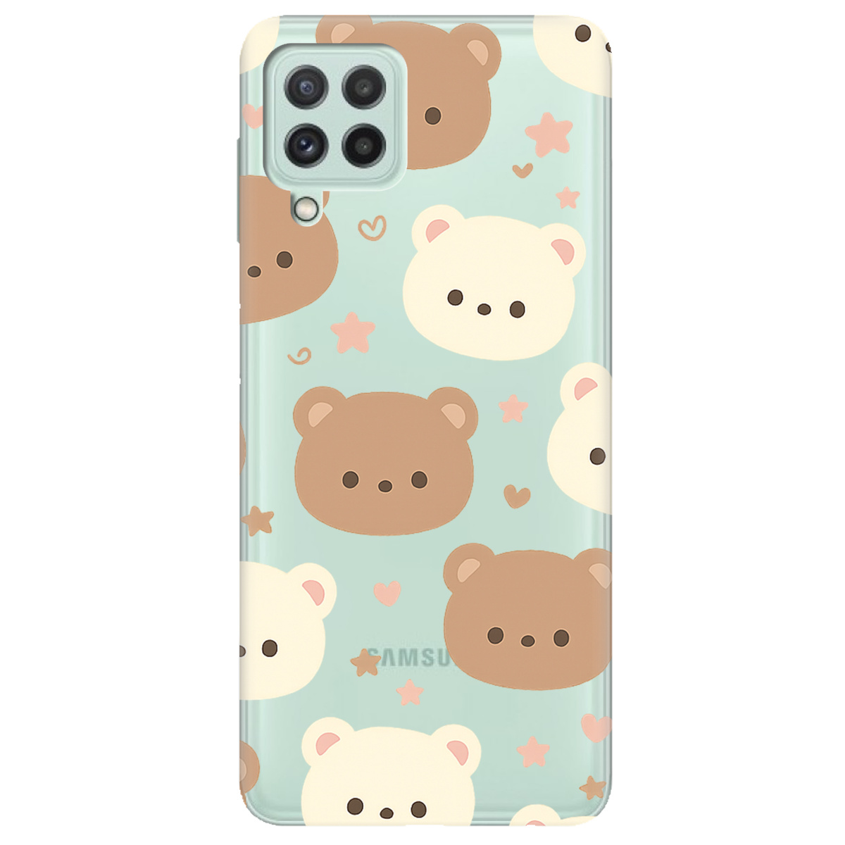 Чехол для Samsung Galaxy M22 Плюшевые мишки - фото 1 - Чехлы для телефонов