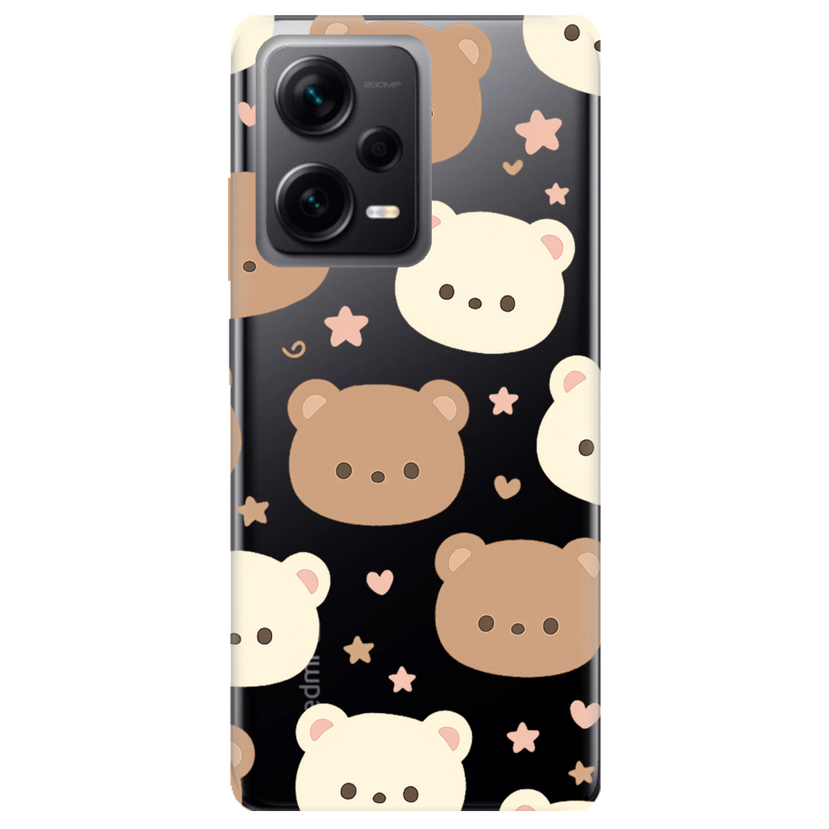 Чехол для Xiaomi Redmi Note 12 Pro + 5G Плюшевые мишки - фото 1 - Чехлы для телефонов