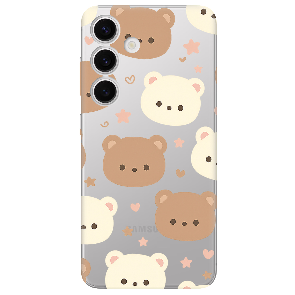 Чехол для Samsung Galaxy S25 Плюшевые мишки - фото 1 - Чехлы для телефонов