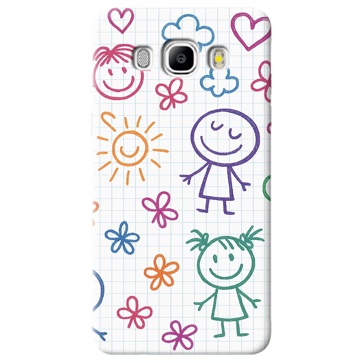 Чохол для Samsung Galaxy J5 2016 Малюнки в зошиті - фото 1 - Чохли для телефонів