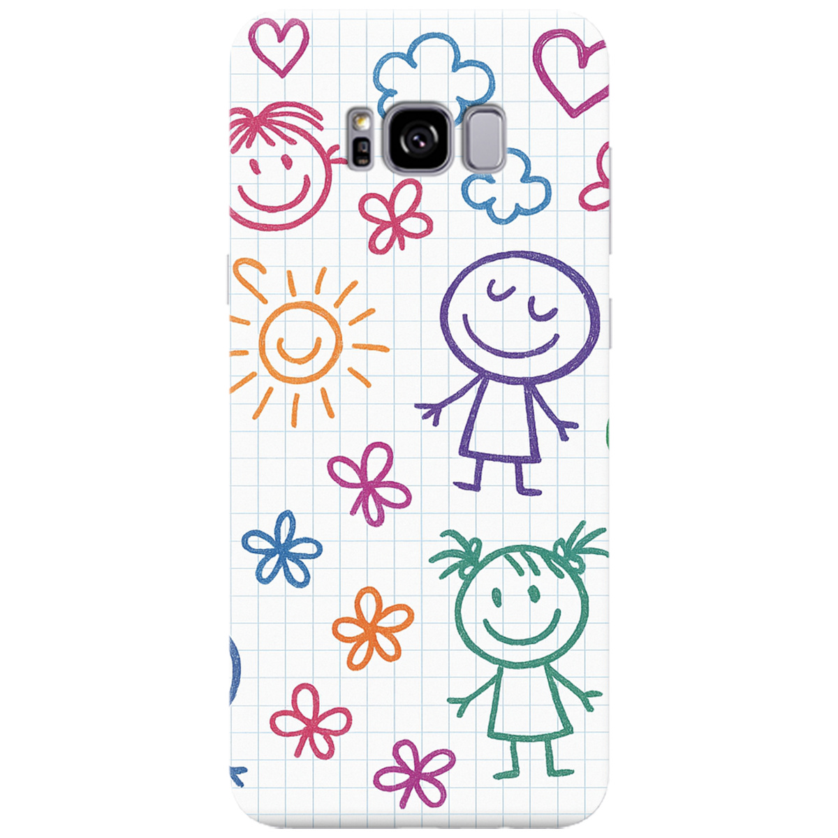 Чохол для Samsung Galaxy S8 Plus Малюнки в зошиті - фото 1 - Чохли для телефонів