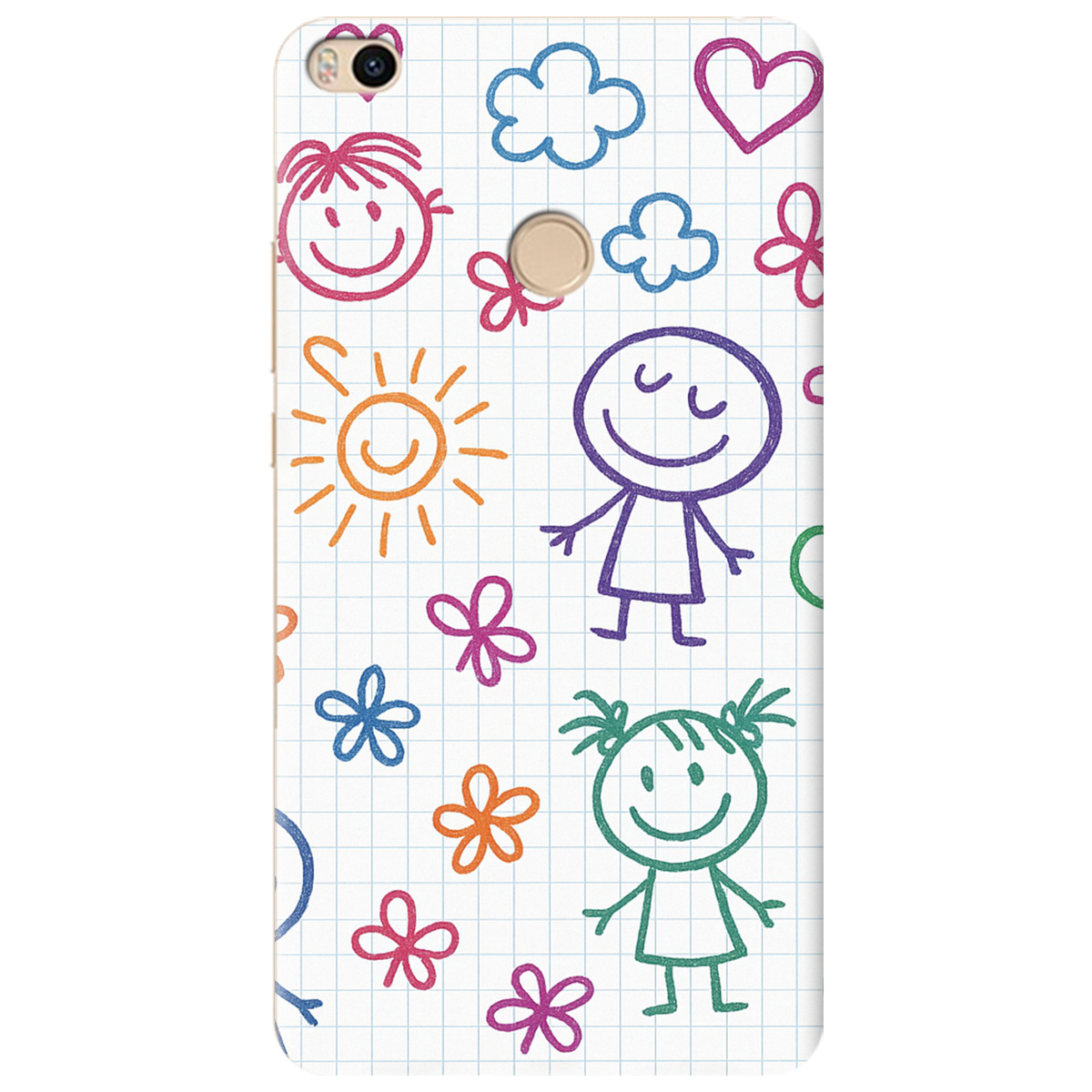 Чохол для Xiaomi Mi Max 2 Малюнки в зошиті - фото 1 - Чохли для телефонів