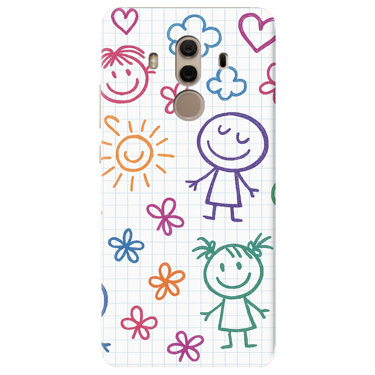 Чехол для Huawei Mate 10 Pro Рисунки в тетради - фото 1 - Чехлы для телефонов