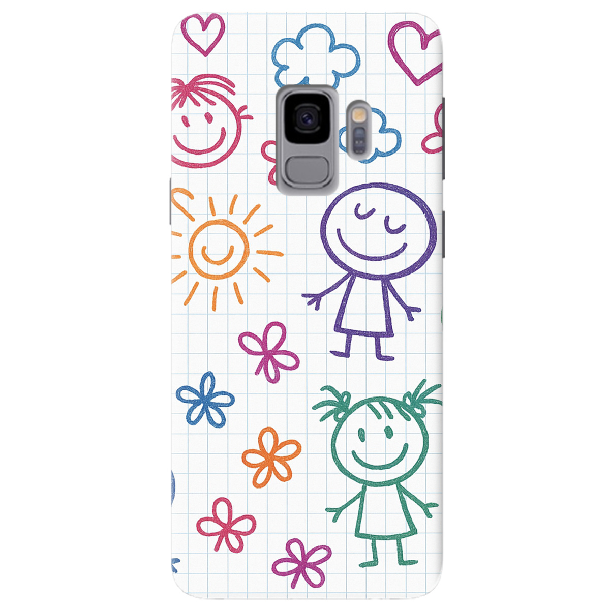 Чохол для Samsung Galaxy S9 Малюнки в зошиті - фото 1 - Чохли для телефонів