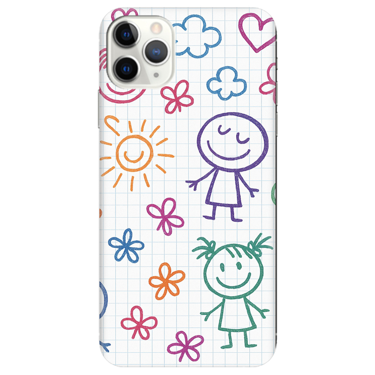 Чохол для Apple iPhone 11 Pro Max Малюнки в зошиті - фото 1 - Чохли для телефонів